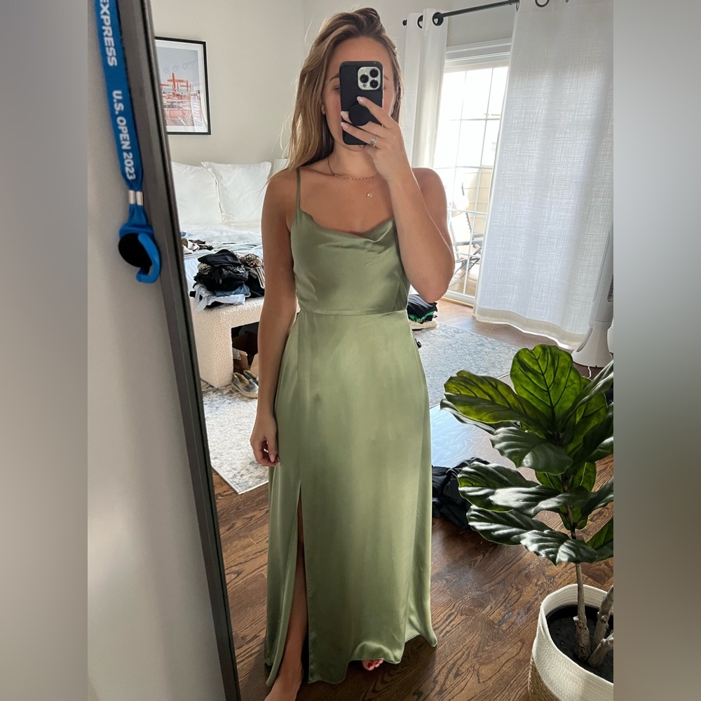 Reformation Devora silk dress {worn once!}
